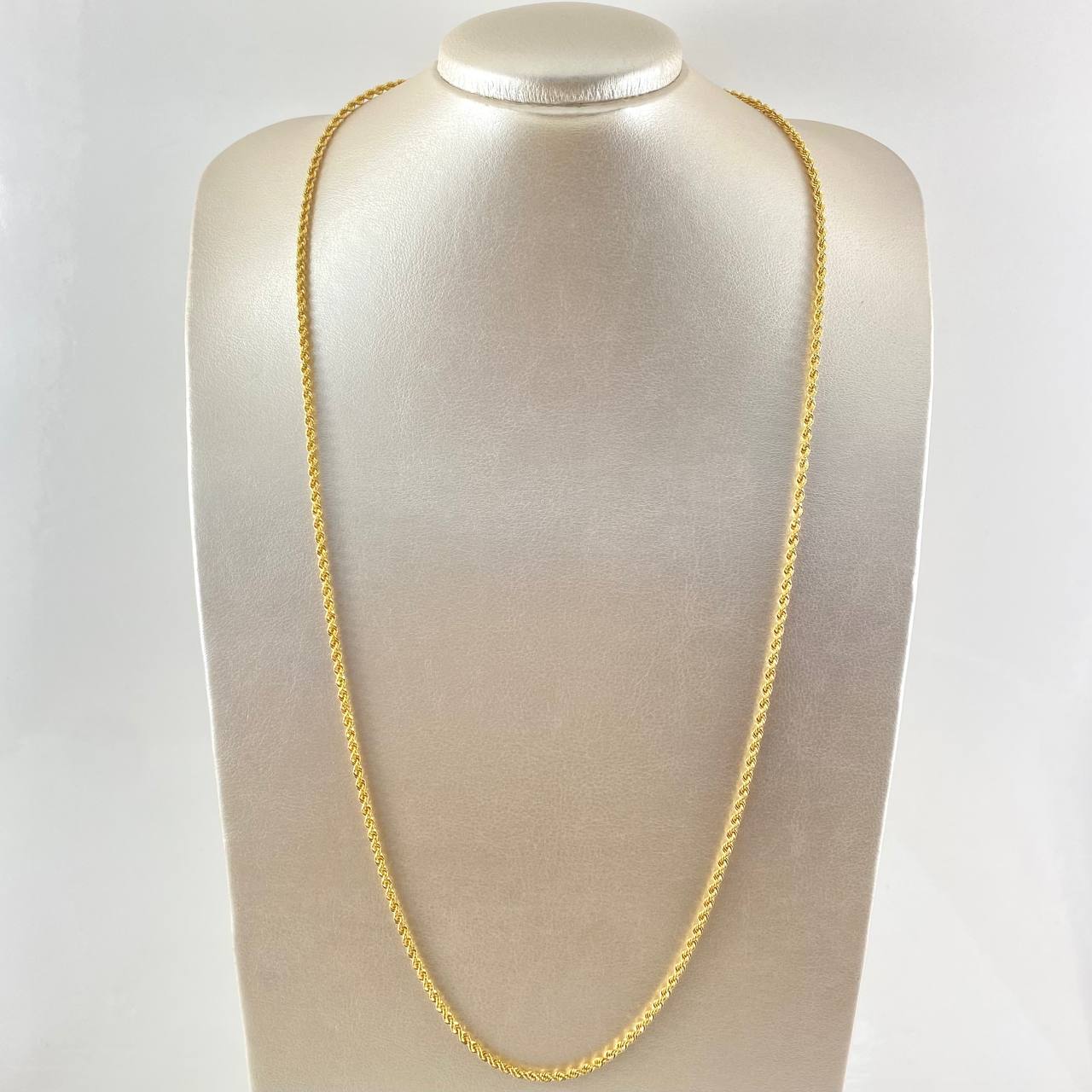 Rope Chain 3.5gr / 23.6in / 18K Gold +3$
