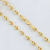 Cadena GC 7.5gr / 23 1/2 in / 3.9mm Oro Amarillo 18K