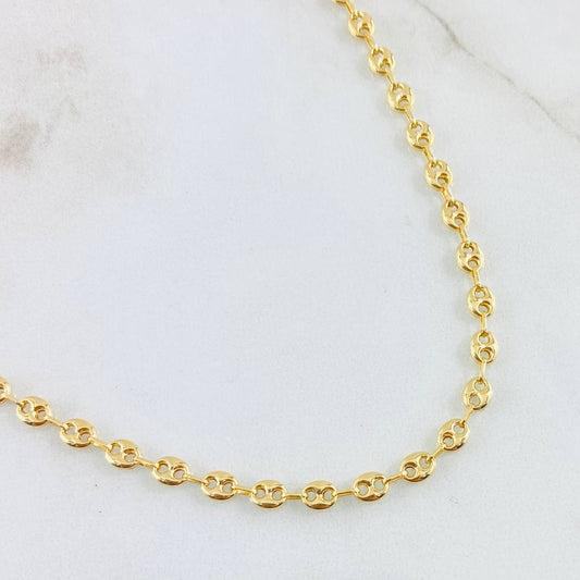 Cadena GC 6.8gr / 17 3/4 in / Oro Amarillo 18K *