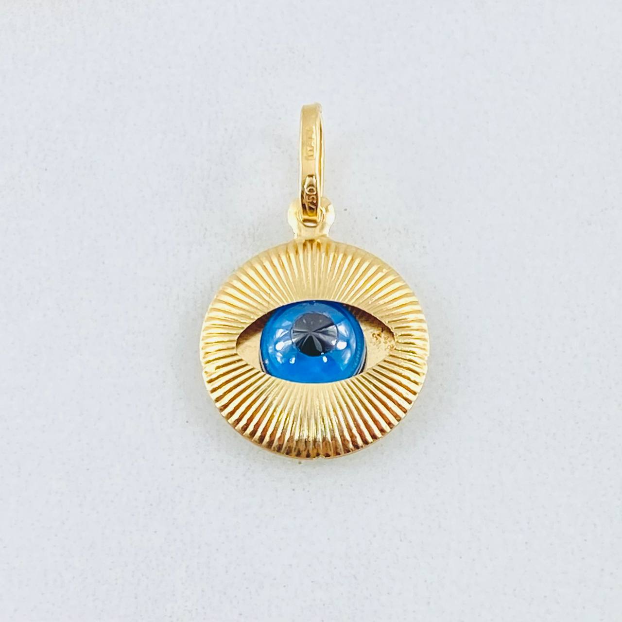 Dije Ojo Turco 1gr / 2.1cm / Oro Amarillo +4 18K ©