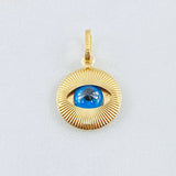 Dije Ojo Turco 1gr / 2.1cm / Oro Amarillo +4 18K ©