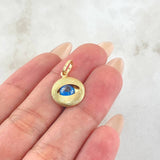 Dije Ojo Turco 1gr / 2.1cm / Oro Amarillo +4 18K ©