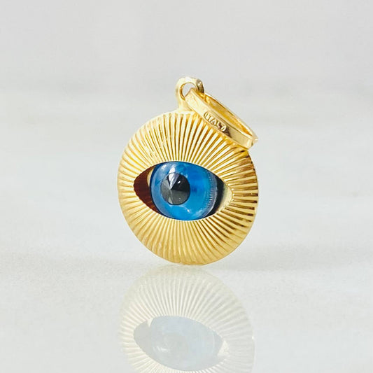 Dije Ojo Turco 1gr / 2.1cm / Oro Amarillo +4 18K ©