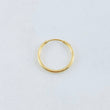 Piercing Aro Liso 0.3gr / 1/2 in / Oro Amarillo 18K