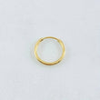 Piercing Aro Liso 0.25gr / 1/2 in / Oro Amarillo 18K