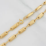 Pulso Rustica Cilindro 4.6g / 8 in / 3.9mm Oro Amarillo 18K