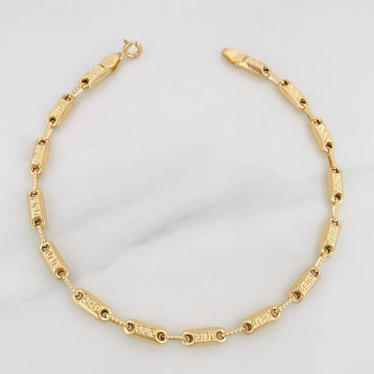Pulso Rustica Tribal 5.15g / 8 1/2 in / 3.5mm Oro Amarillo 18K