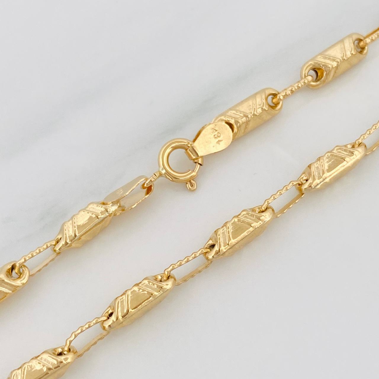 Bracelet Rustica 4.4g / 7 3/4 in / 3.7mm Yellow Gold 18K