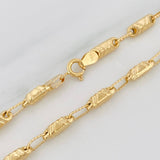 Bracelet Rustica 4.4g / 7 3/4 in / 3.7mm Yellow Gold 18K