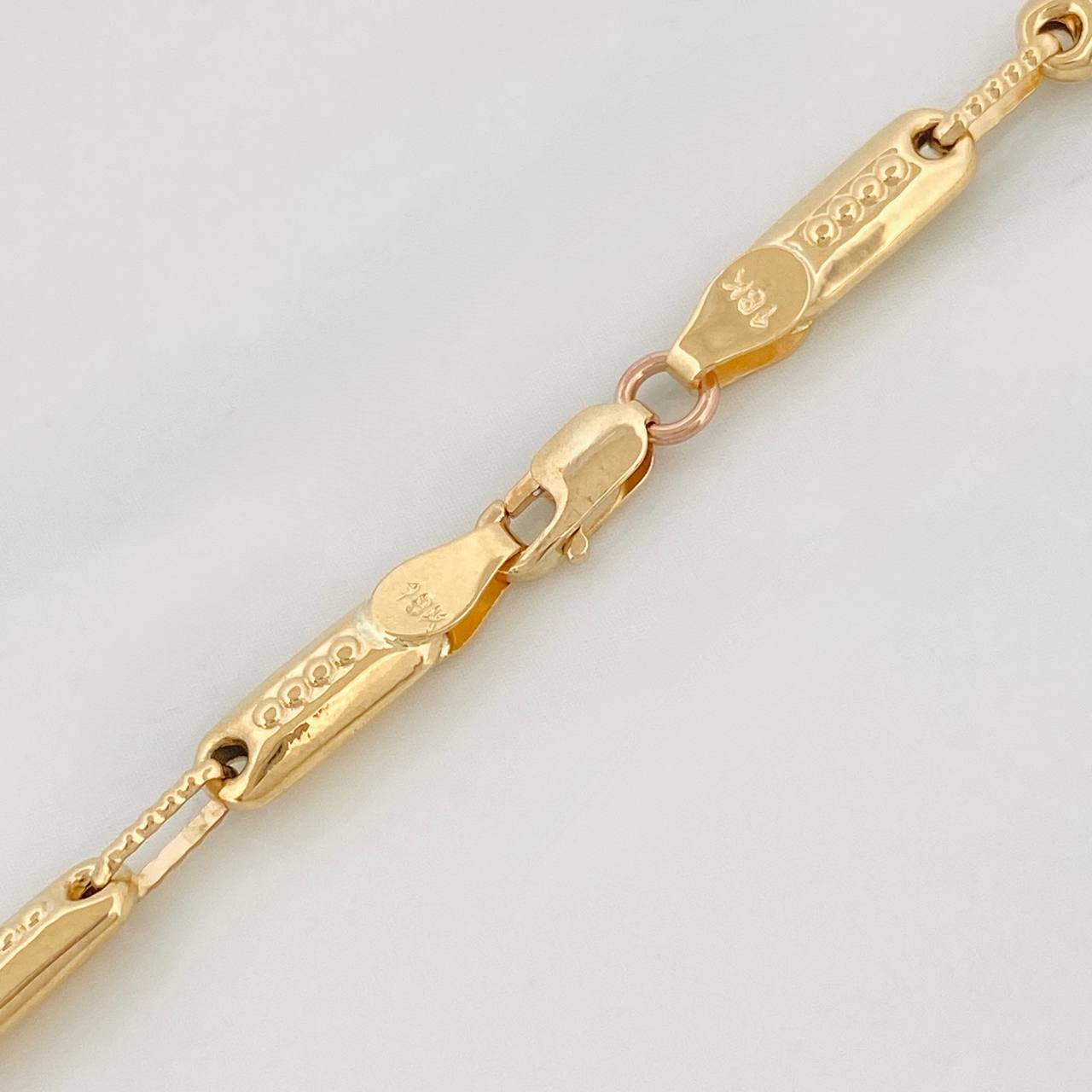 Rustic Cylinder Chain 14.65g / 26 in / 3.95mm Yellow Gold 18K