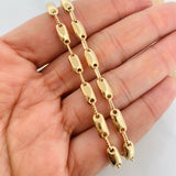 Rustic Chain Pendant 15.95g / 26 in / 4.5mm Yellow Gold 18K