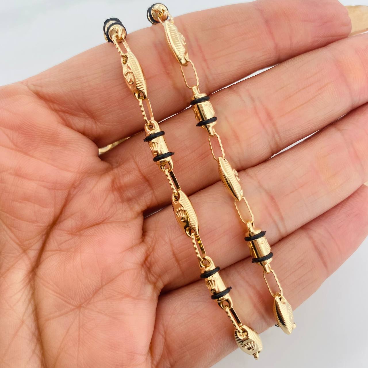Rustic Chain Crown 13.55g / 24 in / 4.35mm Yellow Gold 18K