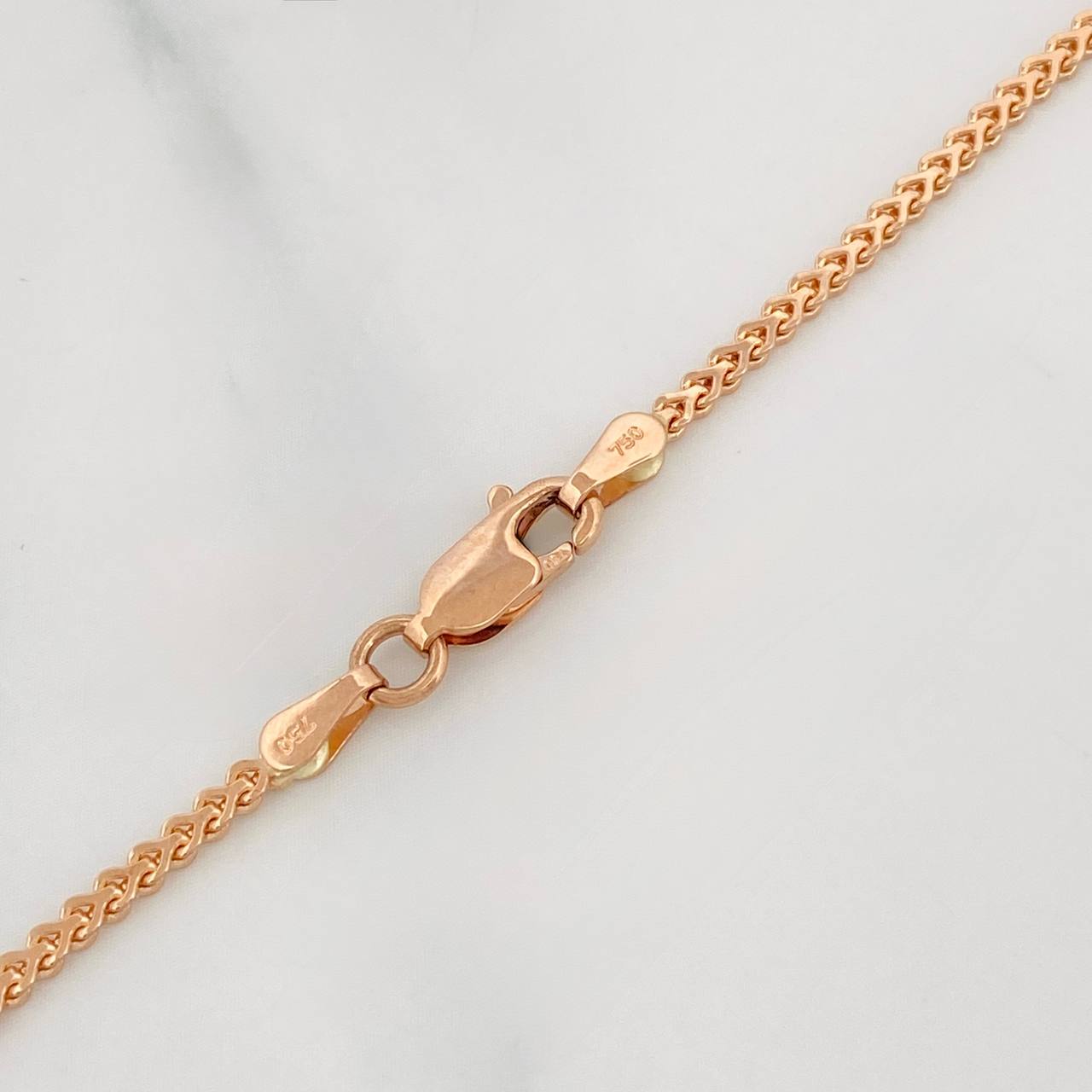 Cadena Franco 10.05g / 24 in / 1.9mm Oro Rosa 18K