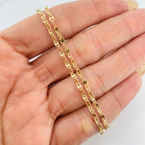 Cadena Escalera Volga 3.25g / 24 in / 2.6mm Oro Amarillo 18K