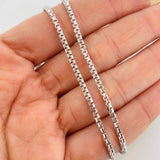 Cadena Veneciana 19.1g / 26 in / 4.3mm Oro Blanco 18K
