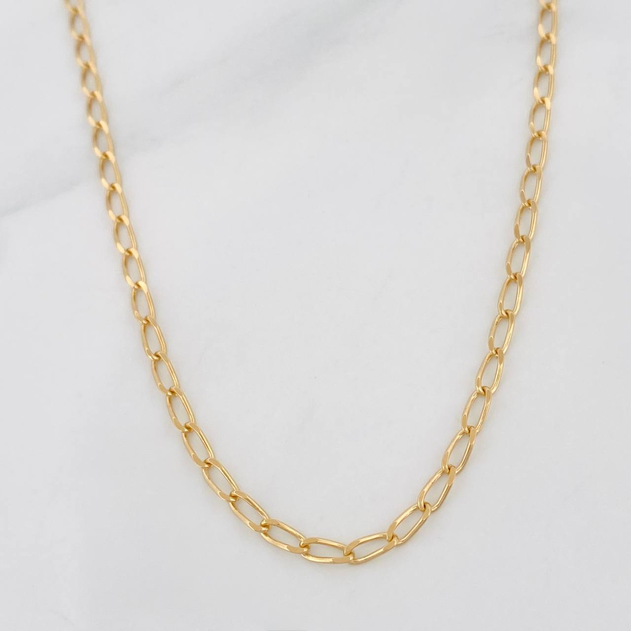 Cadena Espiga 4.75g / 20 in / 2.05mm Oro Amarillo 18K