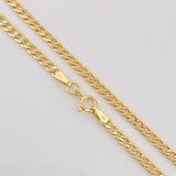 Cadena Cubana 2.55g / 24 in / 2.4mm Oro Amarillo 18K