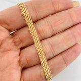 Pulso Chino 5.35g / 7 in / 4.7mm Oro Amarillo 18K