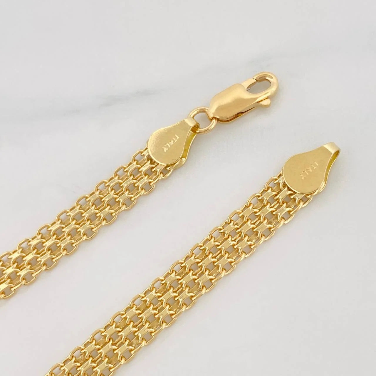 Pulso Chino 8.8g / 8 1/4 in / 6.15mm Oro Amarillo 18K