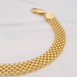 Pulso Chino 13.4g / 7 3/4 in / 8.8mm Oro Amarillo 18K