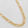 Cadena Figaro 6.65g / 24 in / 4mm Oro Amarillo 18K