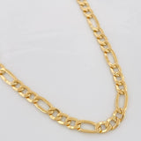 Cadena Figaro 6.65g / 24 in / 4mm Oro Amarillo 18K