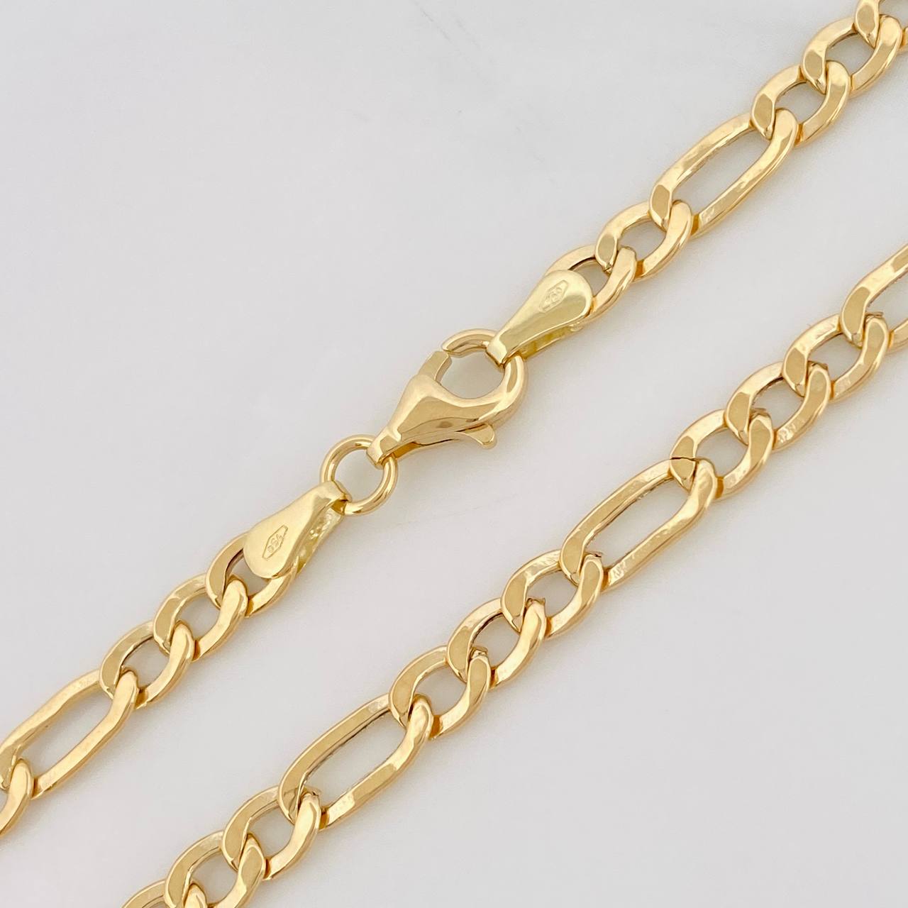 Figaro Chain 6.5g / 24 in / 4.1mm Yellow Gold 18K