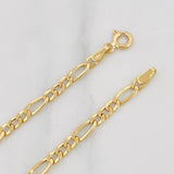 Cadena Figaro 4.7g / 28 in / 3.2mm Oro Amarillo 18K