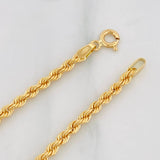 Pulso Lazo 2g / 7 3/4 in / 7.7mm Oro Amarillo 18K