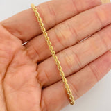 Pulso Lazo 2g / 7 3/4 in / 7.7mm Oro Amarillo 18K