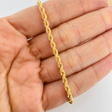 Pulso Lazo 2.75g / 7 3/4 in / 8.2mm Oro Amarillo 18K