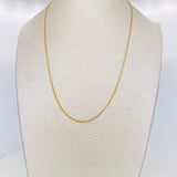 Cadena China 2.6g / 18 in / 1.4mm Oro Amarillo 18K