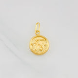 Faith Pendant 0.55g / 3/4 in Yellow Gold 18K