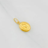 Dije Virgen Milagrosa 0.5g / 3/4 in Oro Amarillo 18K