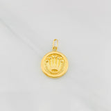 Pendant Crown 0.95g / 3/4 in Yellow Gold 18K