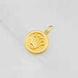 Pendant Crown 0.95g / 3/4 in Yellow Gold 18K