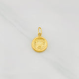 Dije Corona 0.65g / 3/4 in Oro Amarillo 18K