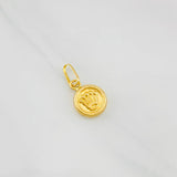 Dije Corona 0.4g / 1/2 in Oro Amarillo 18K