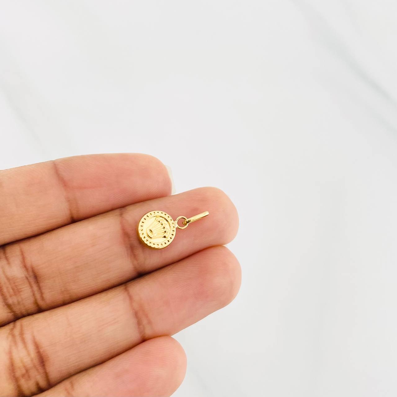 Pendant Crown 0.4g / 1/2 in Yellow Gold 18K