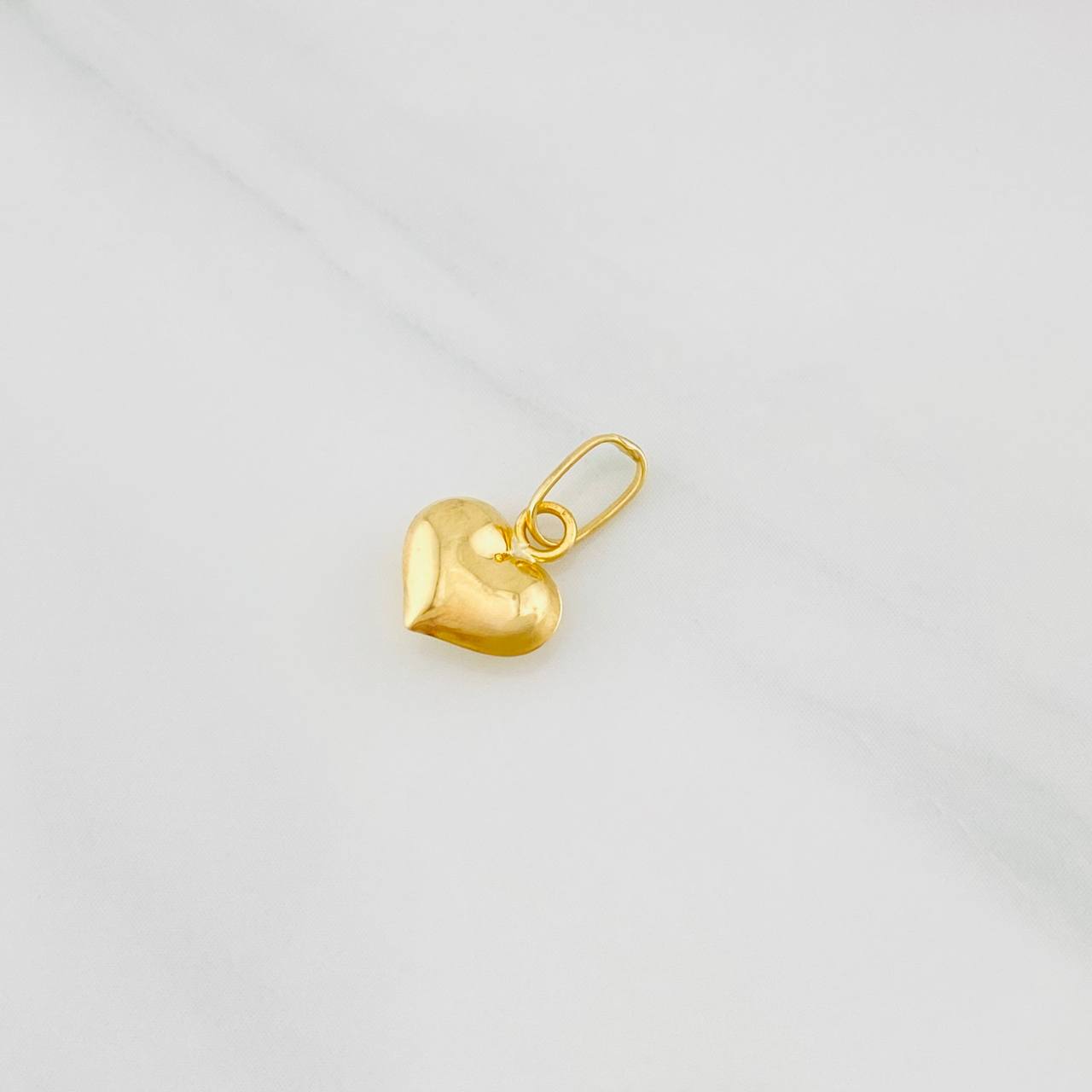 Pendant Heart 0.3g / 1/2 in Yellow Gold 18K