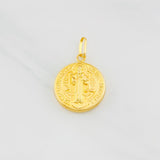 Dije San Benito 0.9g / 3/4 in Oro Amarillo 18K