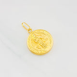 Dije San Benito 0.9g / 3/4 in Oro Amarillo 18K