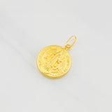 Dije San Benito 0.9g / 3/4 in Oro Amarillo 18K