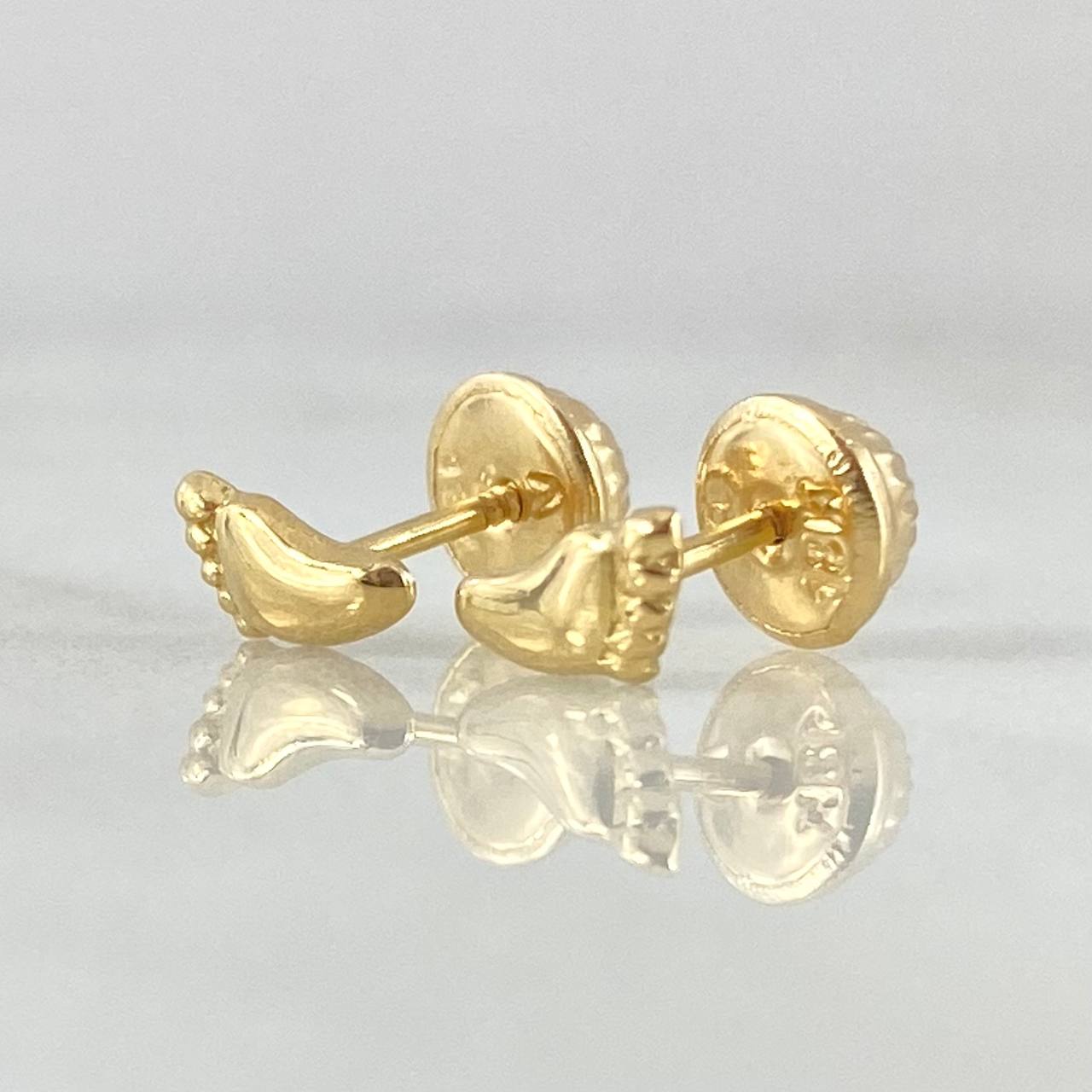 Stud Earrings Footprint 0.6gr / 18K Gold ©