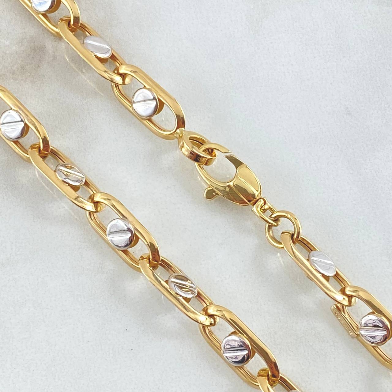 Clik Screw Chain 20gr / 60cm / +4 18K Gold ©