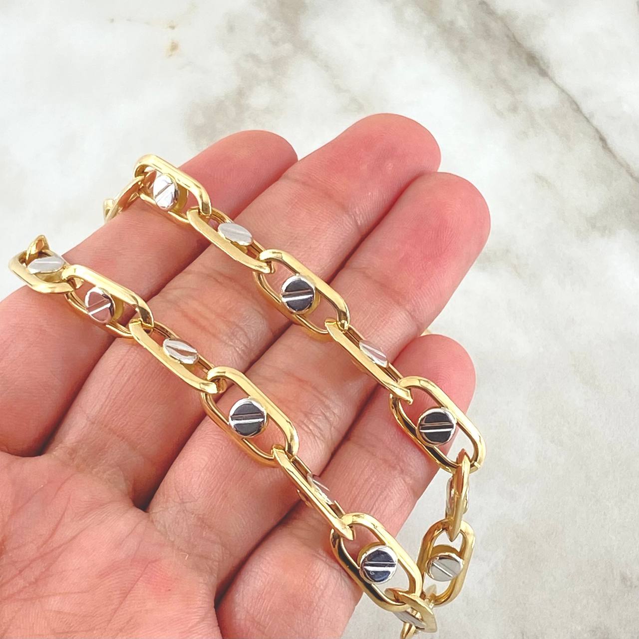 Clik Screw Chain 20gr / 60cm / +4 18K Gold ©