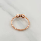 Anillo Infinito 1.2gr / T6 1/4 / Oro Rosa 18K $