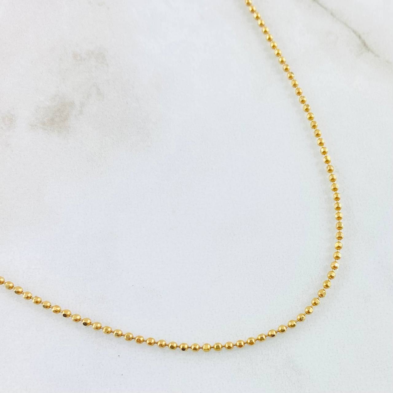 Cadena Militar 4.6gr / 19 3/4 in / Oro Amarillo +3 18K