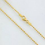Cadena Militar 4.6gr / 19 3/4 in / Oro Amarillo +3 18K