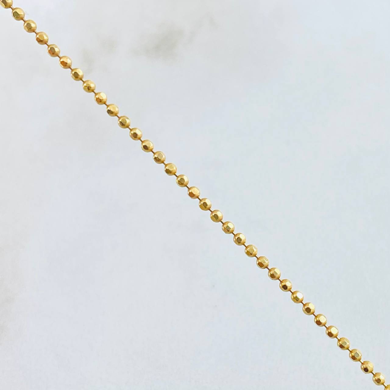 Cadena Militar 4.6gr / 19 3/4 in / Oro Amarillo +3 18K